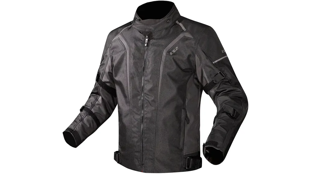 LS2 Sepang Jacke Schwarz / Grau Herren Gr.s Highlight
