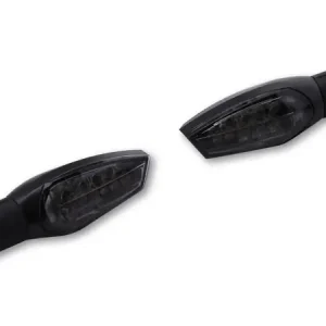 Direktkauf HIGHSIDER smart Nova LED Blinker Gehäuse Schwarz / Linse Rauchgrau (Paar), Vorn & Hinten