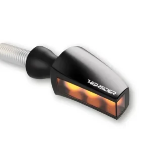 HIGHSIDER pro Flight LED Blinker Gehäuse Schwarz / Linse Rauchgrau (Paar), Vorn & Hinten Direktkauf