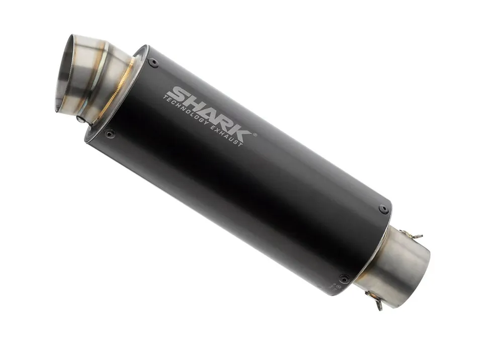 Shark Performance SLIP-ON Aluminium eloxiert schwarz SRC 4 für HONDA CB500F,CB500X,CBR500R EURO4 EURO5 Sale