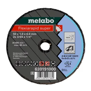 Metabo Kleintrennscheibe Flexiarapid Super 50x1,0x6,0 Inox Online Kaufen