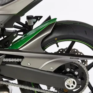 BODYSTYLE Sportsline Hinterradabdeckung ABS Kunststoff grau/grün für KAWASAKI Z1000 R Edition Preisreduziert
