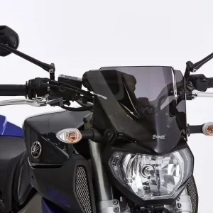 Direktkauf ERMAX Naked-Bike-Scheibe Acrylic durchsichtig Schwarz getönt für YAMAHA MT-09 / SP