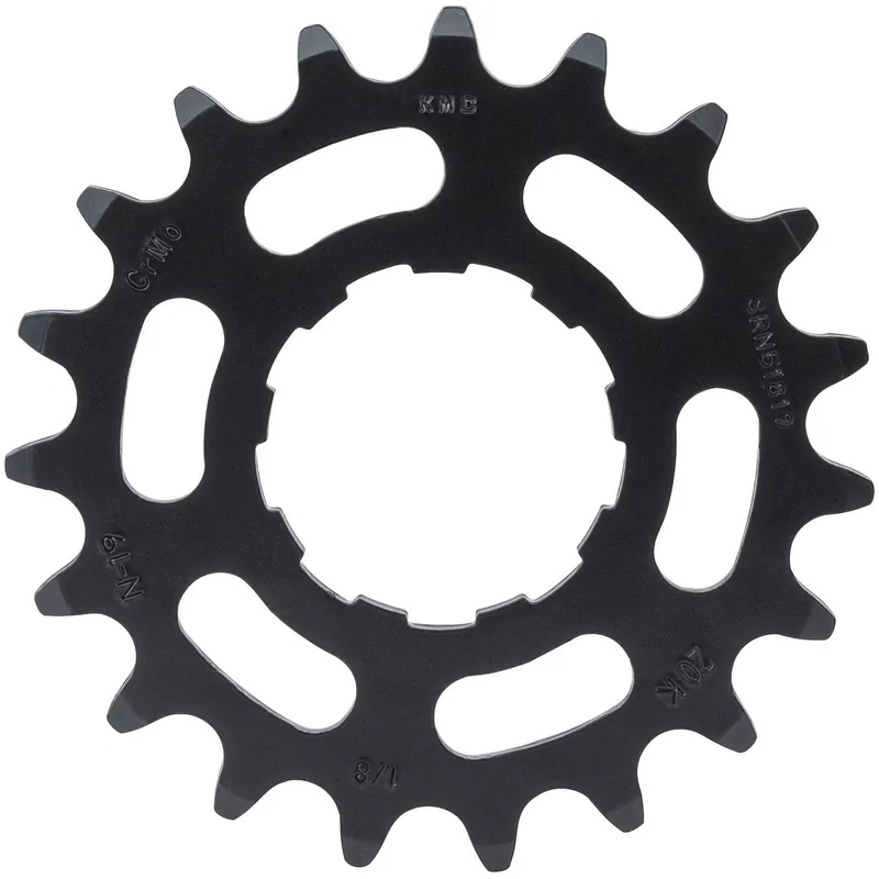 KMC Steck-Zahnkranz 19 Zähne 1/2 x 1/8" CrMo für Enviolo schwarz Top-Angebot
