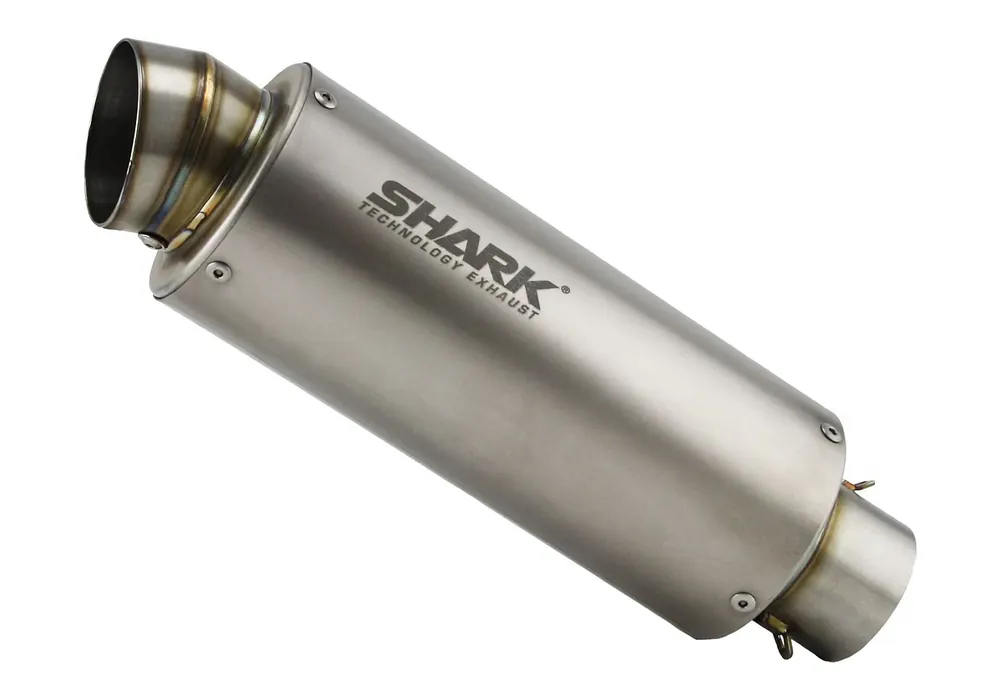 Shark Performance ENDSCHALLDÄMPFER Titan silber SRC 4 Endschalldämpfer Ø60 mm L360 mm e3 1216 (9) / e24 00040G Universal Meistverkauft