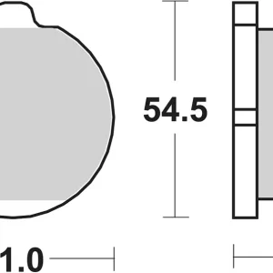 Preisknaller SBS Bremsbelag 530HF Street Ceramic