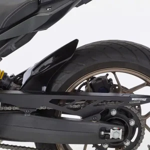 BODYSTYLE Sportsline Hinterradabdeckung mit Alu-Kettenschutz ABS Kunststoff schwarz für HONDA CB650R, CBR650R Nur Für Kurze Zeit