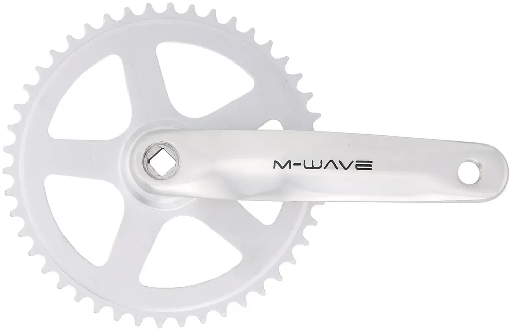 M-Wave Kettenradgarnitur 46 Zähne silber Angebot