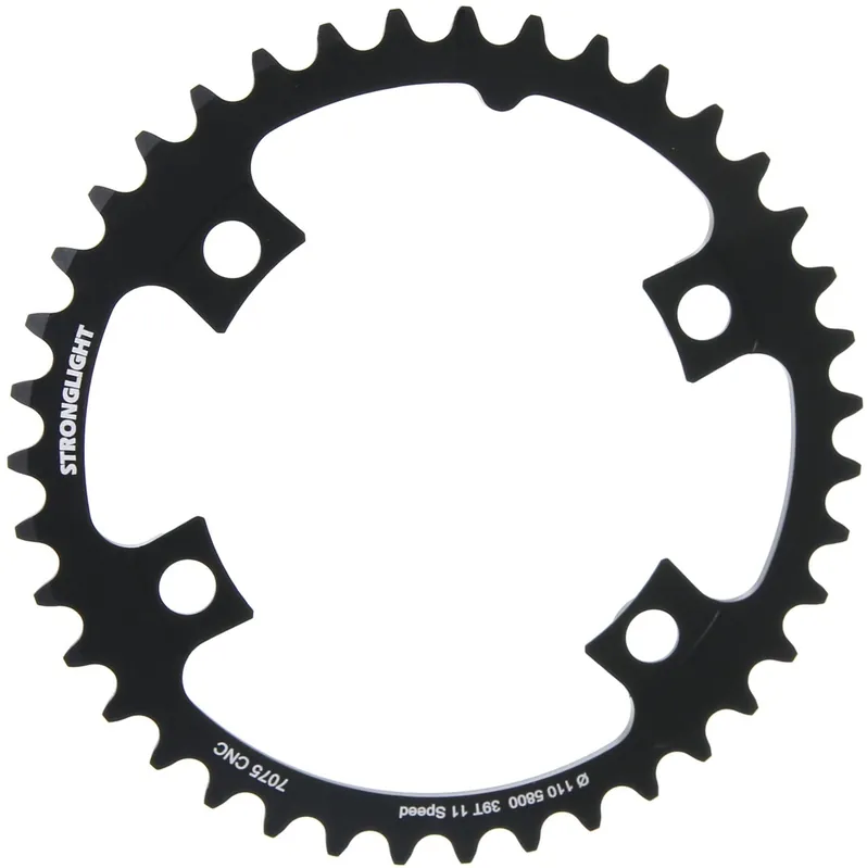 Kracherpreis Stronglight Kettenblatt 39 Zähne 110 mm schwarz