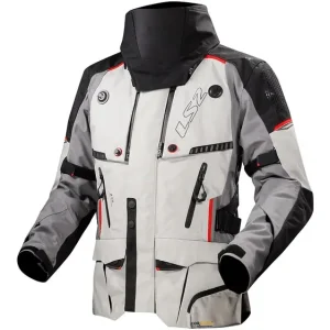 Garantierte Lieferung LS2 Apollo Jacke Grau / Schwarz / Rot Herren Gr.xxl
