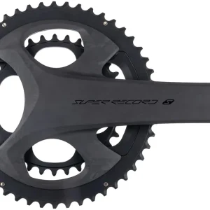 Sonderaktion Campagnolo Kettenradgarnitur Super Record S WRL 12s 172,5 mm schwarz 34 50 Zähne