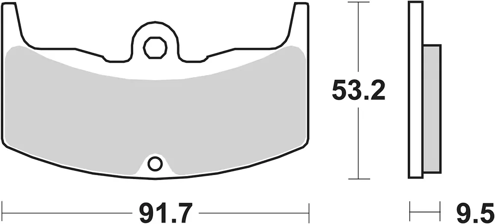 Saisonangebot SBS Bremsbelag 571HF Street Ceramic