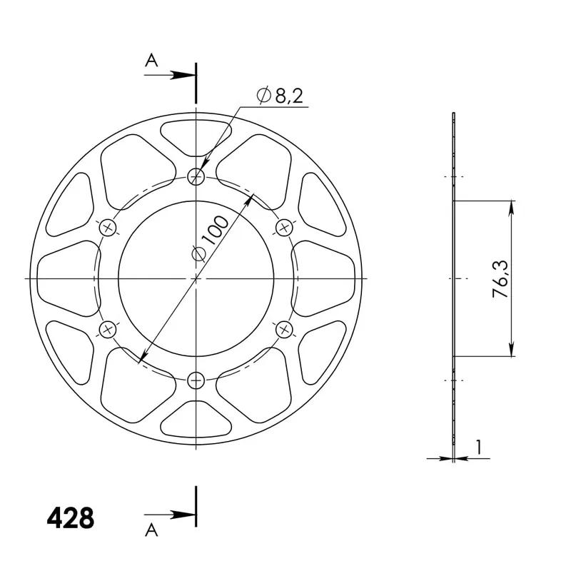 Versand Am Gleichen Tag Supersprox Edge Disk 428 48Z (Blau)