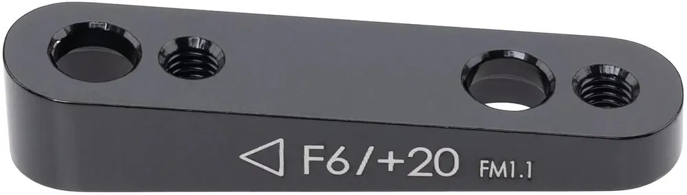 Highlight TRP Adapter Flat Mount Bremse 160 mm hinten schwarz