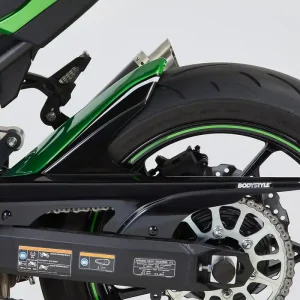 BODYSTYLE Sportsline Hinterradabdeckung ABS Kunststoff weiß für KAWASAKI Z900 Top-Angebot