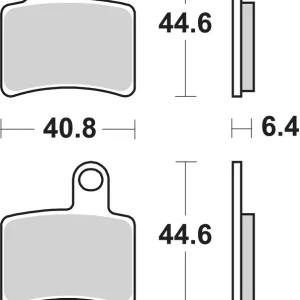 Saisonangebot SBS Bremsbelag 896HF Street Ceramic