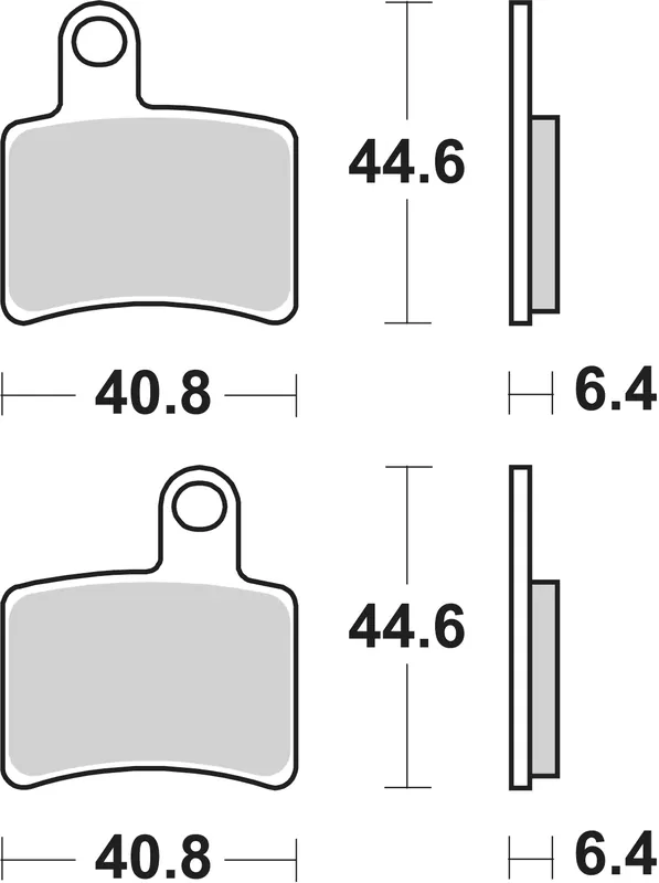 Saisonangebot SBS Bremsbelag 896HF Street Ceramic