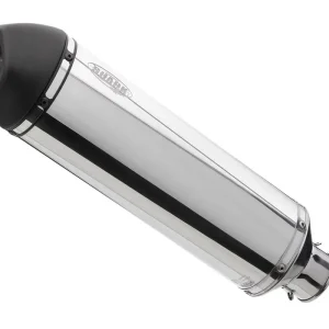 Shark Performance SLIP-ON Aluminium poliert/Endkappe Edelstahl schwarz matt beschichtet silber DSX-5 für BMW R 1200 GS,R 1200 GS Adventure EURO3 Meistverkauft