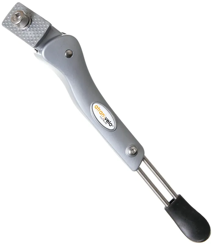AtranVelo Stylo Adjustable Seitenständer 24-28 Zoll silber Zertifiziert