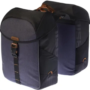 Super-Preis Basil Miles Doppeltasche 34 l blau, braun