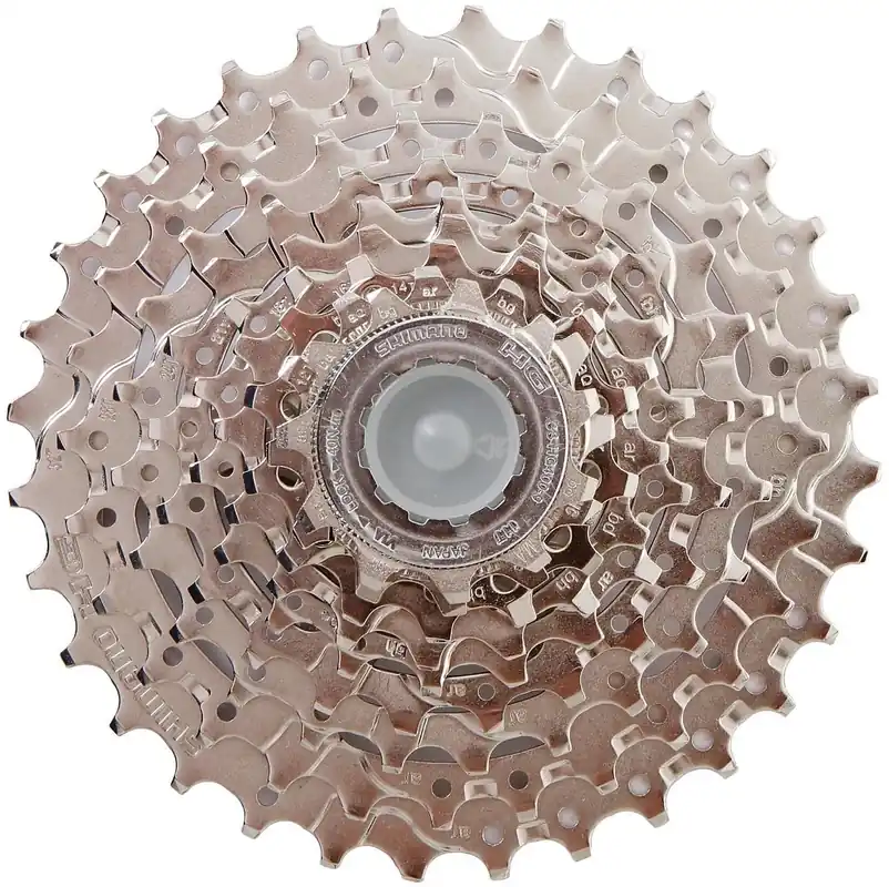 Ausverkauf Shimano Kassette CS-HG 400-9 9-fach 11-12-13-14-16-18-21-24-28 Zähne silber