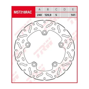 Direktkauf TRW Bremsscheibe MST218RAC mit Zulassung