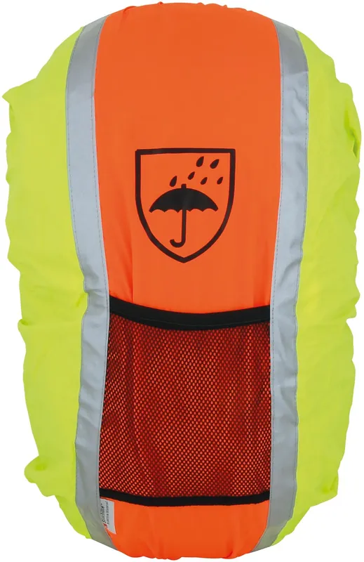 Echt Fasi Regenschutz Reflex-Rucksackhülle gelb,orange