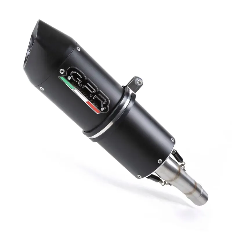 GPR Komplettauspuffanlage BMW R 1200 Gs Adventure 2010/13 EC-Approv. full line exhaust Furore Nero Abverkauf