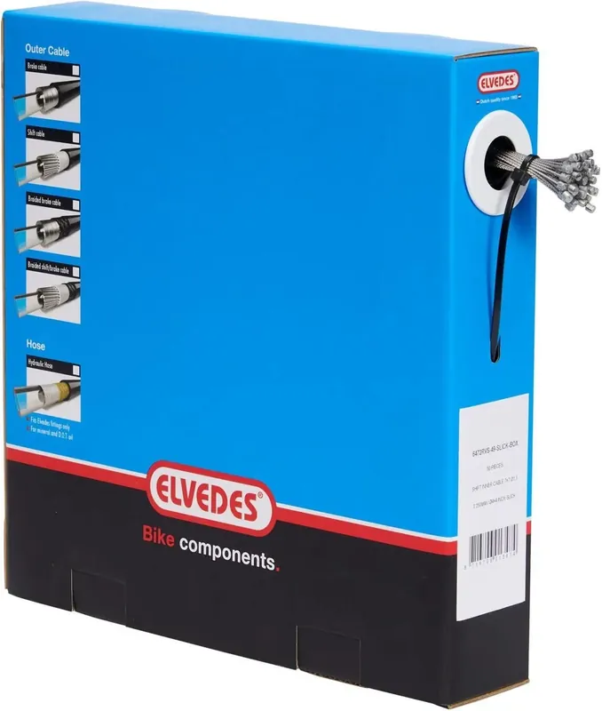 Elvedes Schaltzug 49 strands slick grau Aktuell