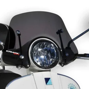 Sofort Bestellen ERMAX Scooterscheibe Piccolo Acrylic schwarz getönt für VESPA GTS 125; GTS 300; GTS 310