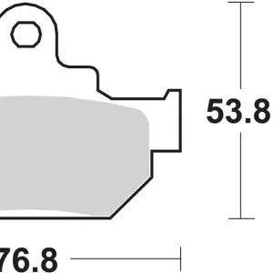 Finale Aktion SBS Bremsbelag 582HF Street Ceramic