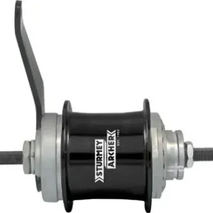 Sturmey Archer Getriebenabe Duomatic Kick-Shift 36 Loch schwarz Top-Preis