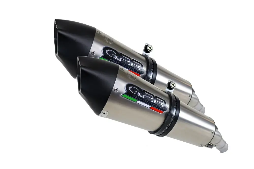 GPR Endschalldämpfer Ducati 999 2003/2008 Pair EC-Approv. slip-on exhaust Gpe Ann. Titaium Expressversand