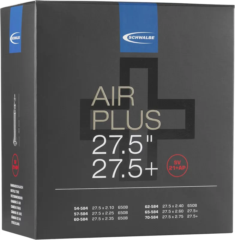 Schwalbe Schlauch Nr. 21+ AP 27,5 Zoll Sclaverandventil Highlight
