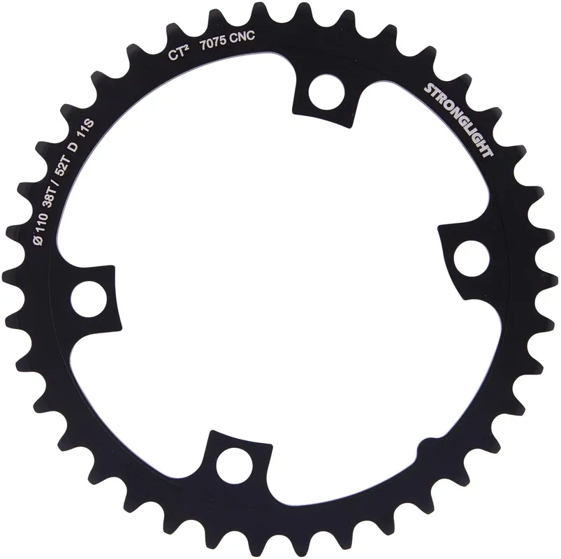 Stronglight Kettenblatt CT2 38 Zähne schwarz innen innen (nur mit Kettenblatt 52 Zähne komb Bestseller