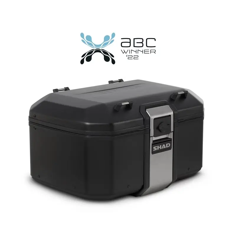 Meistverkauft SHAD Topcase TR55 Terra - Schwarz Aluminium