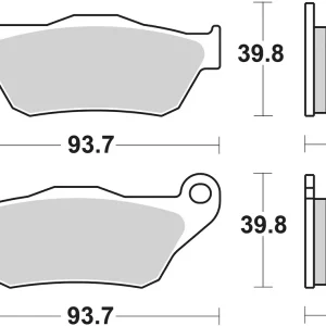 Sichere Zahlung SBS Scooterbelag 194CT Carbon Tech