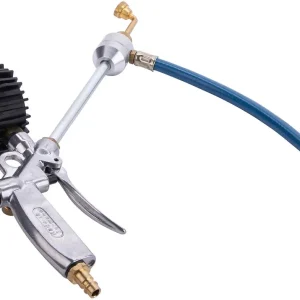 Geprüft Tip Top Reifen-Füllpistole mit Manometer silber