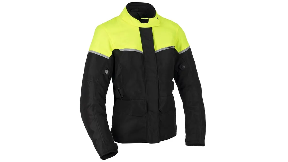 Oxford Spartan Long WP WS Jacket Black/Neongelb, Gr. S Damen Sale