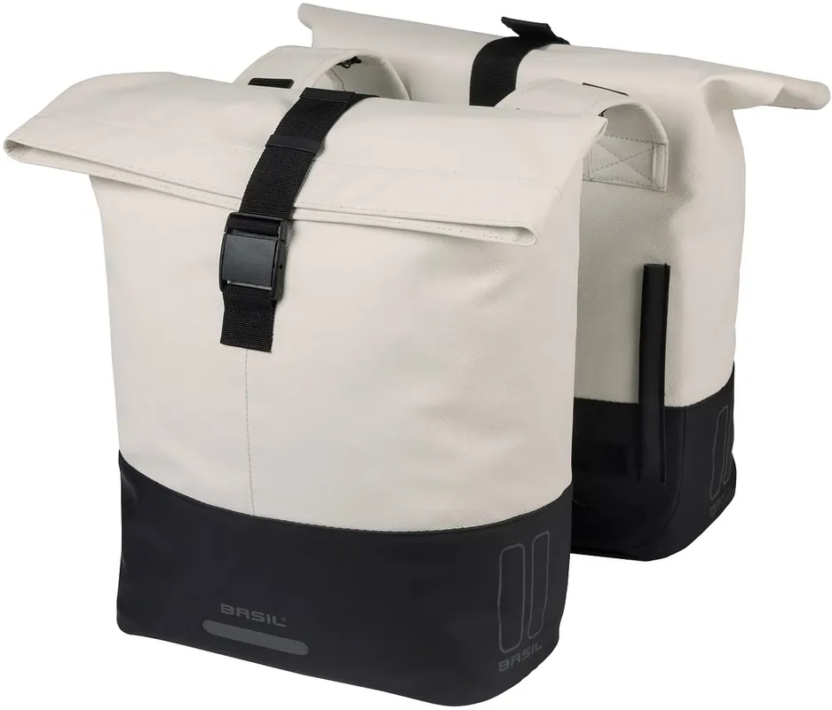 Basil Doppeltasche Cove 32 l schwarz Highlight