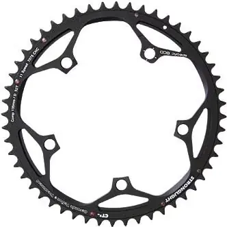 Must-Have Stronglight Kettenblatt CT2 52 Zähne außen 135 mm schwarz