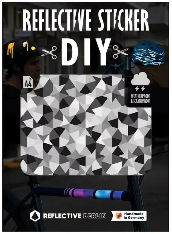 Top-Preis Reflective Berlin Reflexaufkleber DIY grau