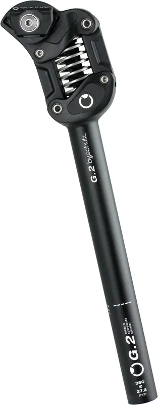 by,schulz Parallelogramm-Federsattelstütze G.2 ST Ø 34,9 mm schwarz 560 standard (80-105 kg) Top-Seller