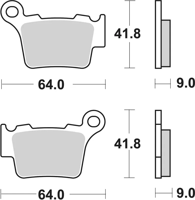 SBS Bremsbelag 791RSI Offroad Racing Sinter Sofort Bestellen