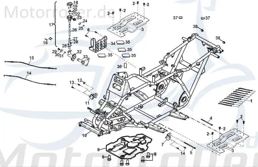 AEON Gummi mit Hebel Schaltarretierung AEO-2133455E-000 Markenware
