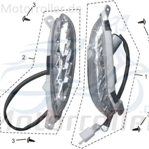 Angebot Herkules Matador 50 PR5S Blinker links 50ccm 2Takt 33400-MT10-0000 Fahrtrichtungsanzeiger Blinkleuchte Blinklicht Signalleuchte Scooter
