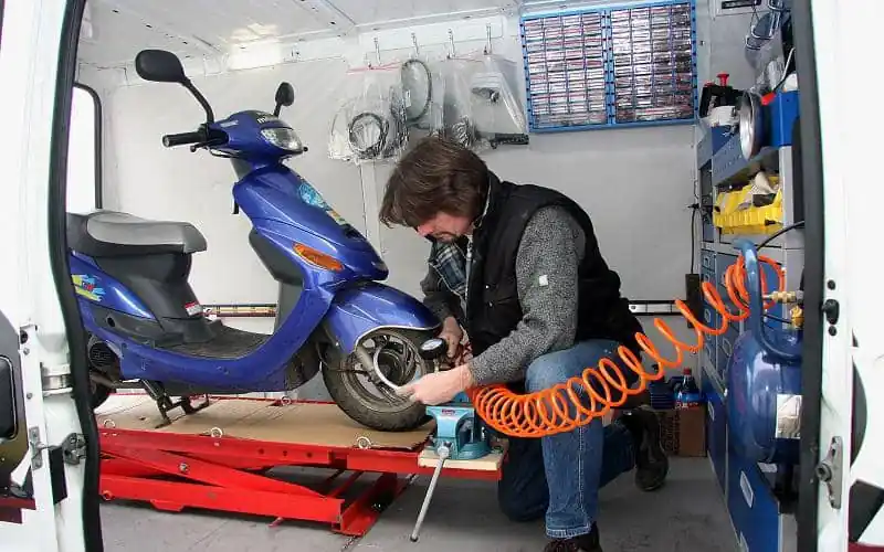 Jack Fox Retro Star 50 50ccm 4Takt Vorort Service Home Mobil Kundendienst Werkstatt Reparatur Wartung Bus Wagen Inspektion Ersatzteil Nur Für Kurze Zeit