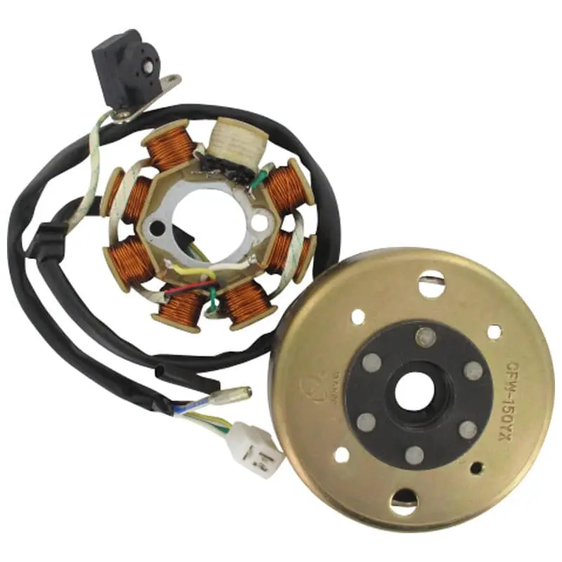 Rex RS1000 Lichtmaschine Scooter Mofa 125ccm 4Takt Stator Ankerplatte 152QMI YY125QT-28 125cc 4T GY6 Anker-Platte Zertifiziert