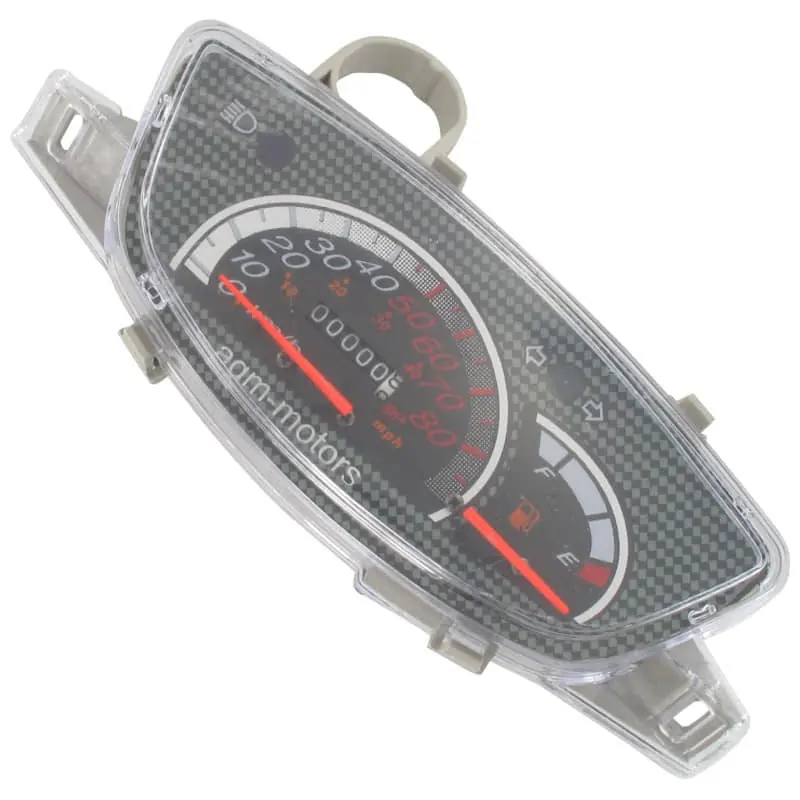 Rex RS460 Geschwindigkeits-Anzeige Tacho Speedometer Geschwindigkeitsmesser Tachometer 50ccm 4Takt 139QMB JSD50QT-13 50cc 4T Expressversand