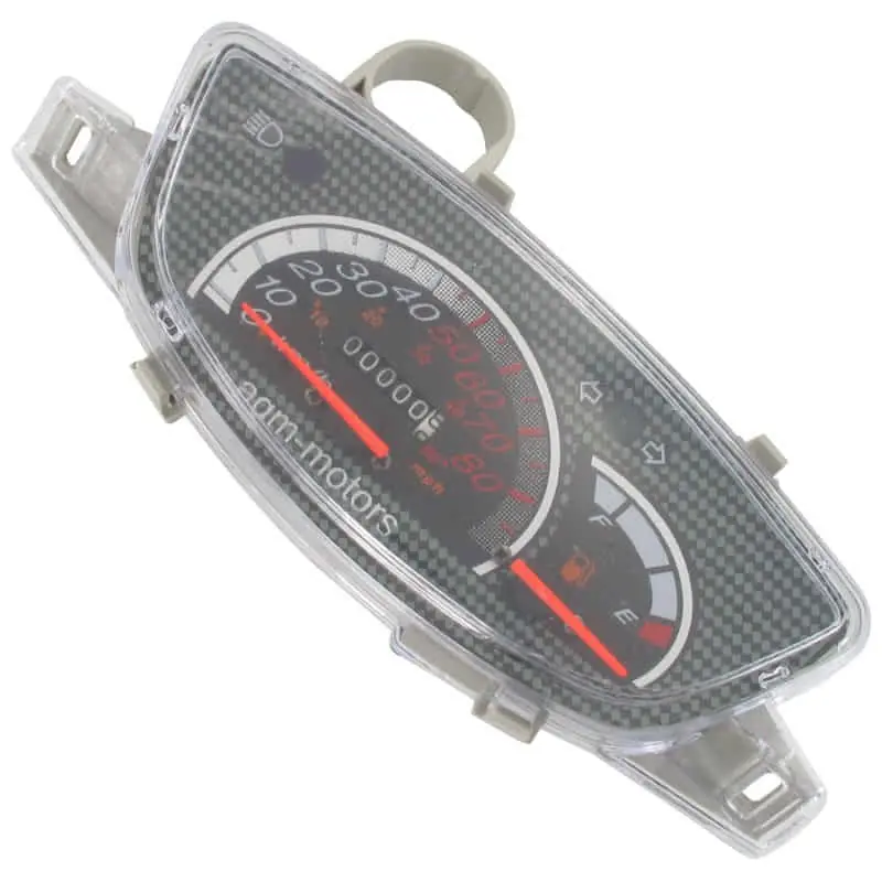Mega-Angebot Rex RS500 Geschwindigkeitsanzeige Tacho Roller Geschwindigkeitsmesser 50ccm 4Takt 139QMB JSD50QT-13 50cc 4T 139QMA